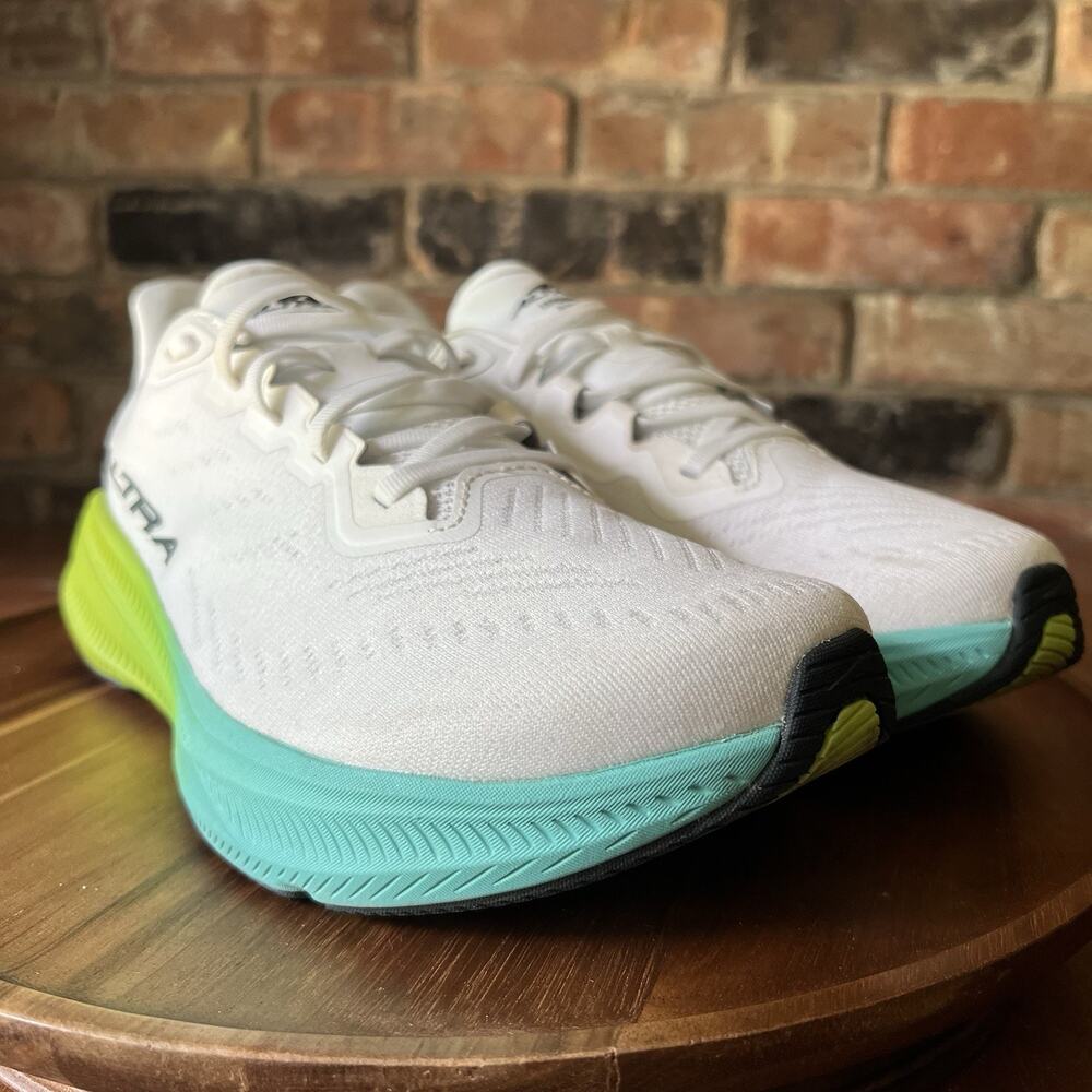 Altra Experience Flow 2 Mens 7.5 Women's 9 White Green Running Shoes Sneakers - Picture 2 of 16